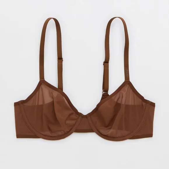 Aerie SMOOTHEZ MESH BALCONETTE Unlined Bra - Picture 1 of 6